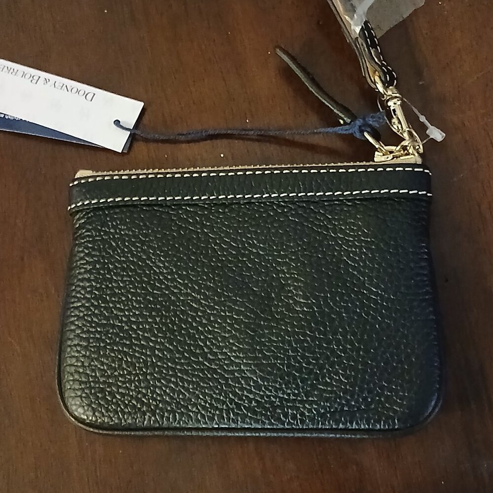 Lucca Pebble Leather Medium Wristlet - Picture 3 of 7